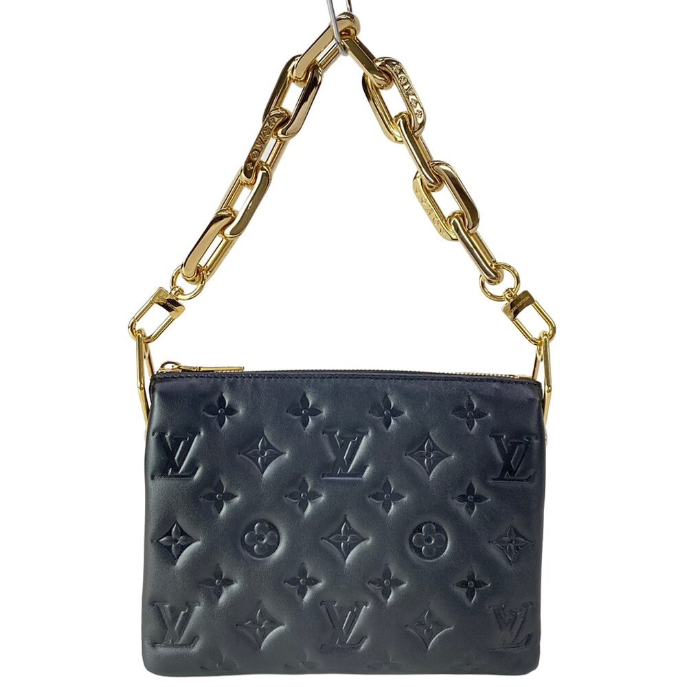 Louis Vuitton Coussin BB Coussin Handbag M21259 Noir Gold - Picture 1 of 16